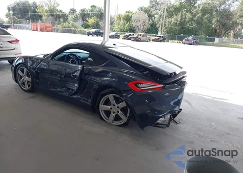 2014 Porsche Cayman from USA, damaged, VIN WP0AA2A85EK171324